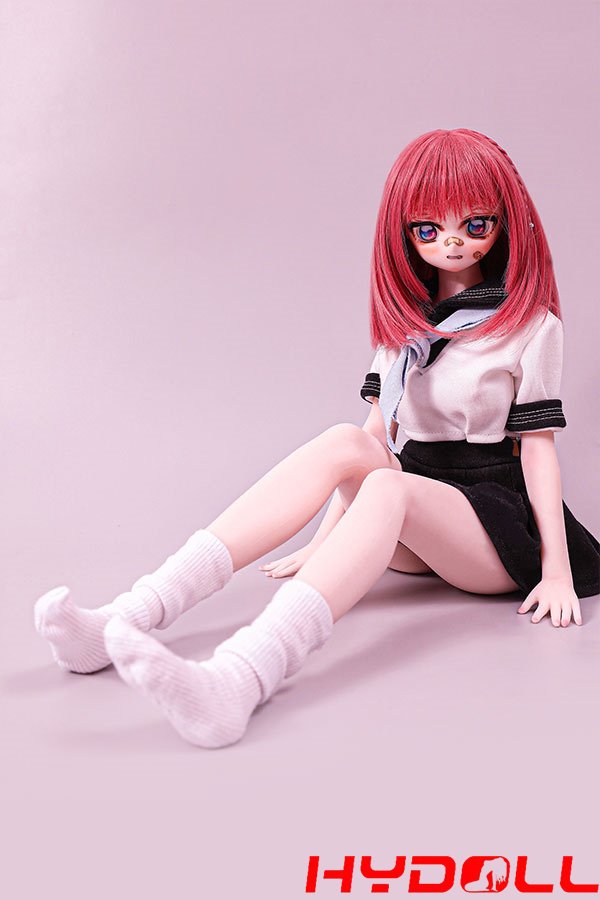 60CM Naughty Anime Sex Doll Silicone Body Vinyl HeadD43026 06