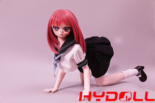 60CM Naughty Anime Sex Doll Silicone Body Vinyl HeadD43026 05