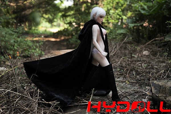 60CM Cool And Elegant White-Haired Silicone Sex DollD43016 02 60CM Cool And Elegant White-Haired Silicone Sex DollD43016 02
