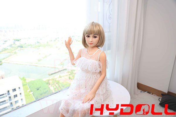 126CM AA-Cup Blonde Short Hair Clever Girl Love DollD41013 03