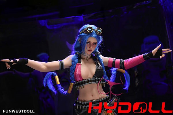 159cm League of Legends Cosplay A-cup Jinx Sex DollD47044 16 159cm League of Legends Cosplay A-cup Jinx Sex DollD47044 16